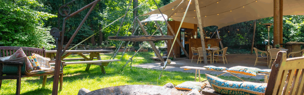 Buitenlocatie lounge plek